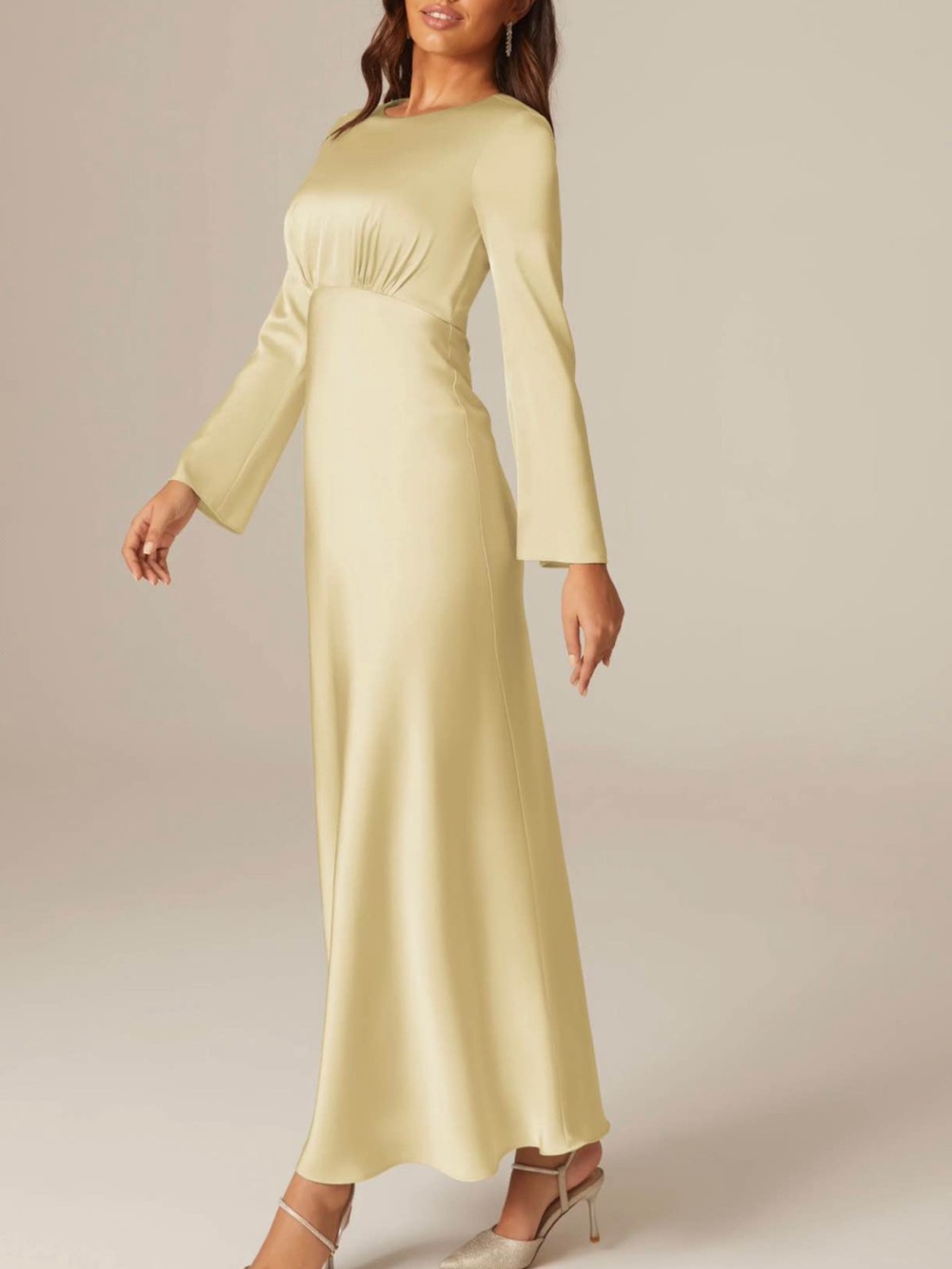 JAW Bridal Dress in Sand Gold